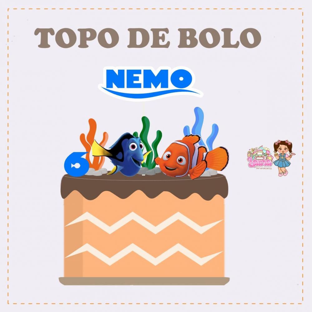 Kit Festa só um Bolinho Nemo - Decoração de aniversário - Fes