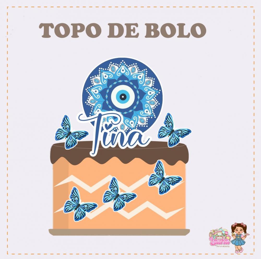 Kit Festa só um Bolinho Olho Grego - Decoração de aniversário