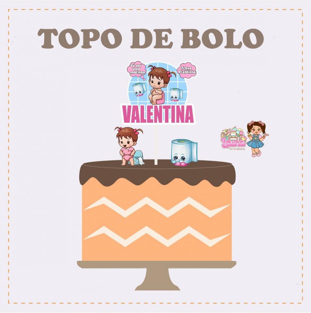 Kit Festa só um Bolinho Tchau Fraldinha - Decoração de anivers
