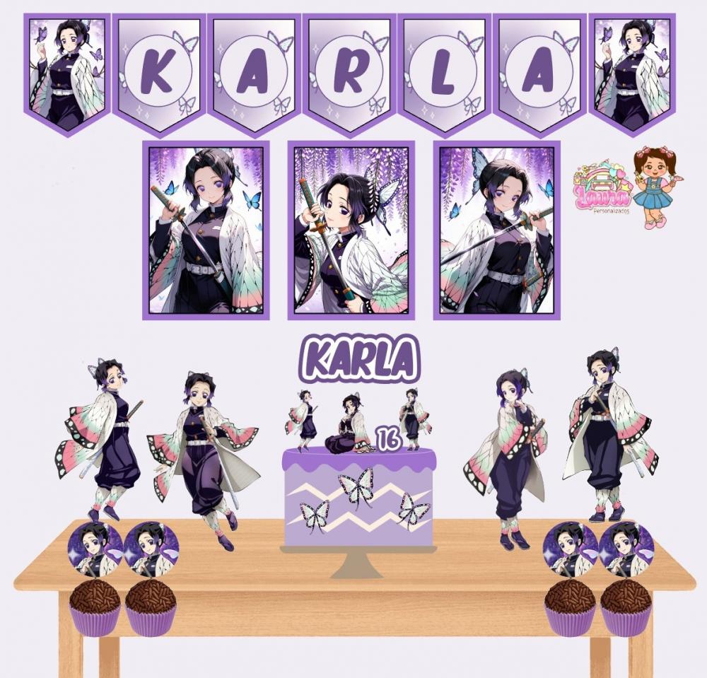 Kit Festa só um Bolinho Shinobu - Decoração de aniversário - 