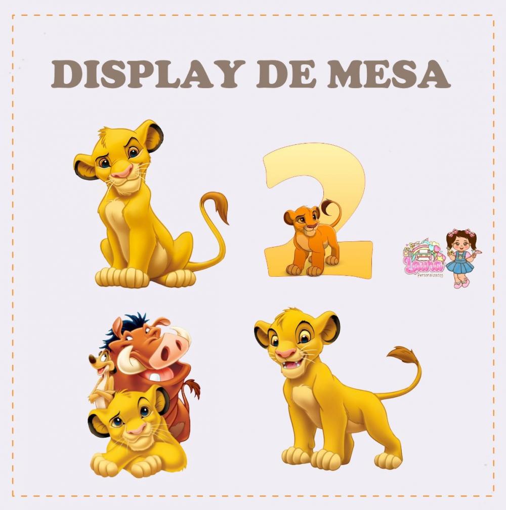Kit Festa só um Bolinho Simba Rei Leão - Decoração de anivers