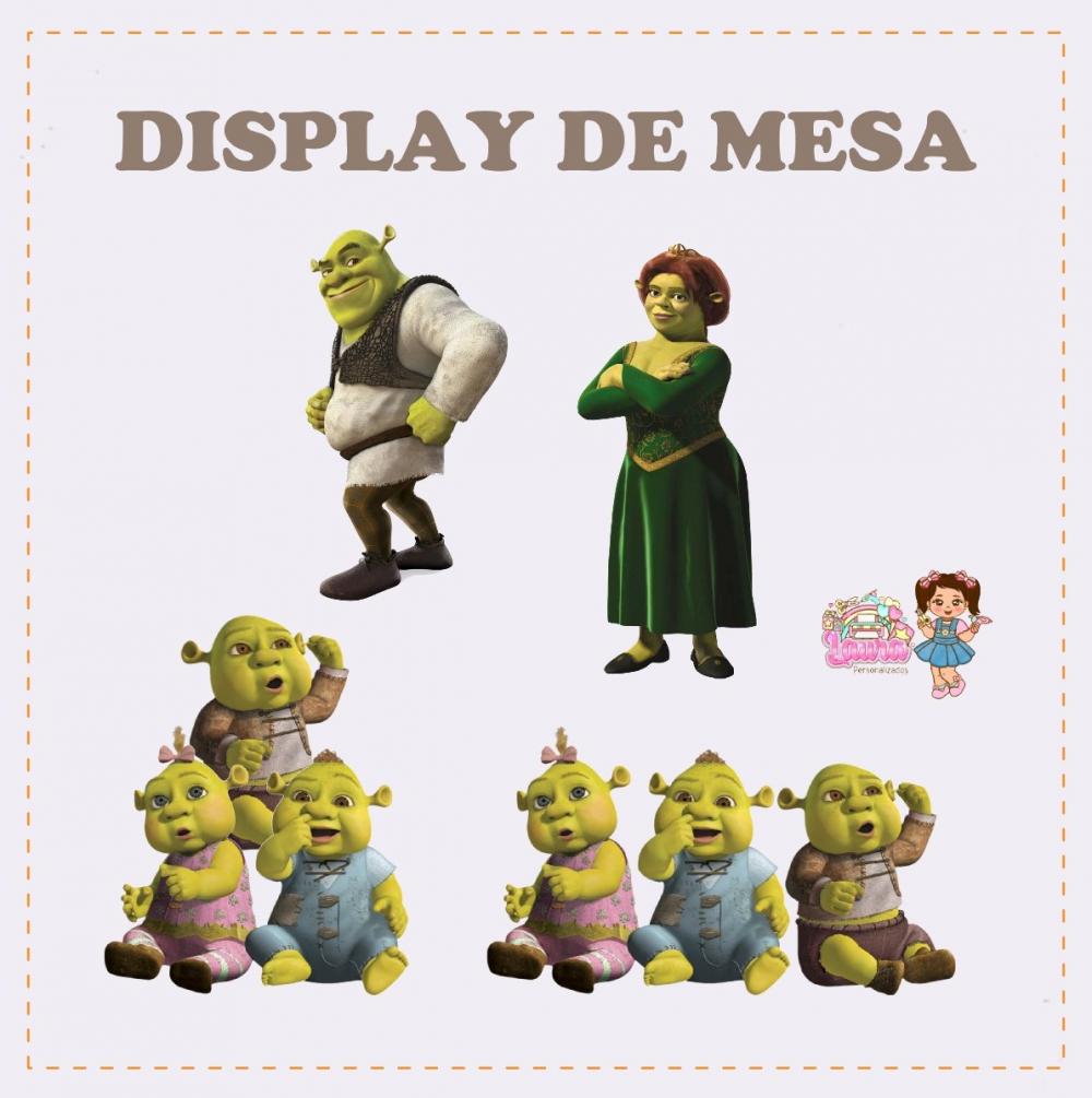 Kit Festa só um Bolinho Shrek  - Decoração de aniversário - F