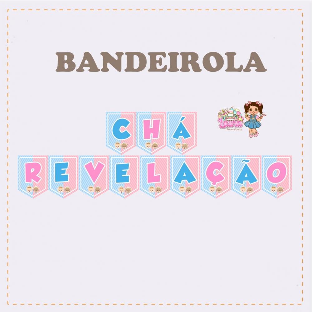 Kit Festa só um Bolinho Chá Revelação  - Decoração de anive