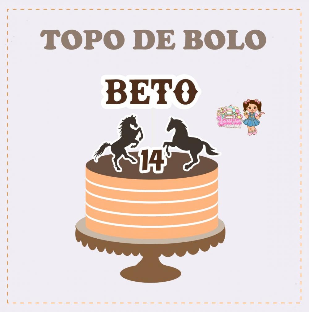 Kit Festa só um Bolinho Cavalo - Decoração de aniversário - F