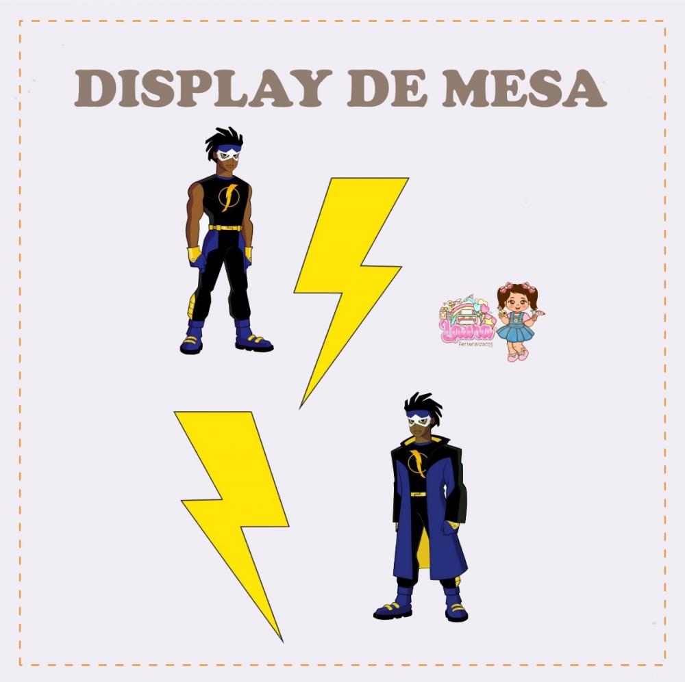 Kit Festa só um Bolinho Super Choque - Decoração de aniversár