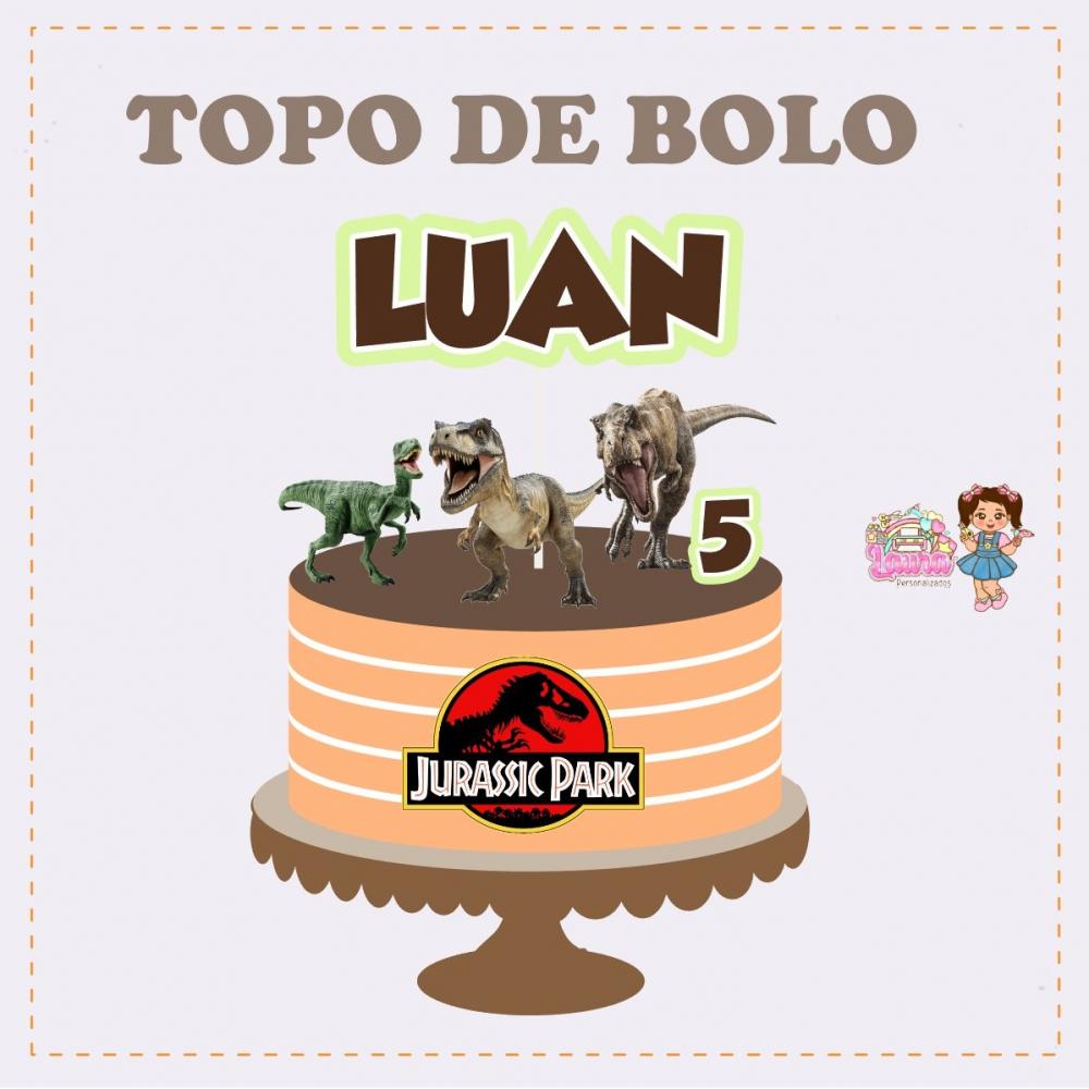 Kit Festa só um Bolinho Jurassic Park - Decoração de aniversá