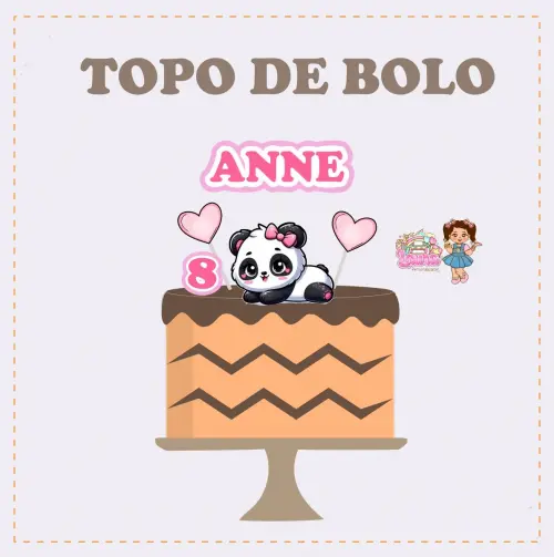 Kit Festa só um Bolinho Pandinha - Decoração de aniversário -