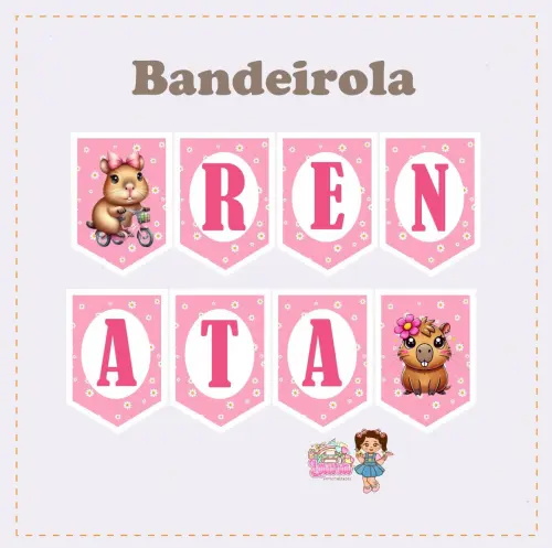 Kit Festa só um Bolinho Capivara - Decoração de aniversário -