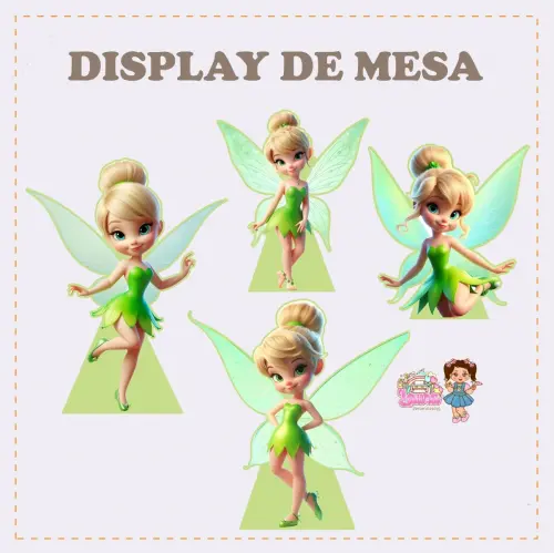 Kit Festa só um Bolinho Tinker Bell - Decoração de aniversári