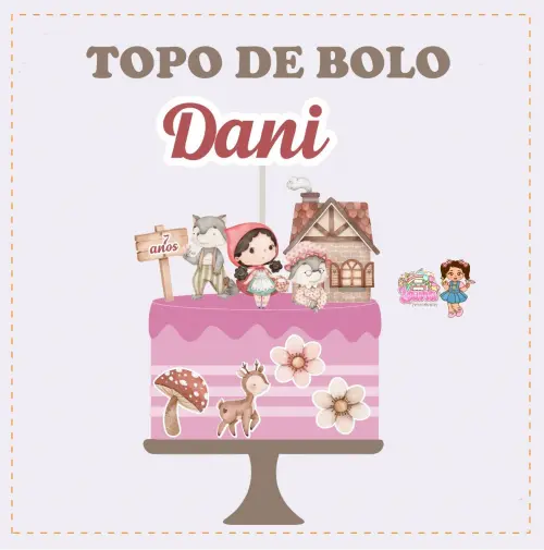 Kit Festa só um Bolinho Chapeuzinho Vermelho - Decoração de an