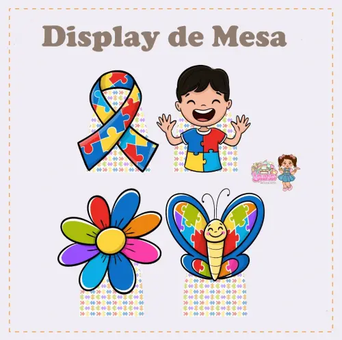 Kit Festa só um Bolinho Autiismo - Decoração de aniversário -
