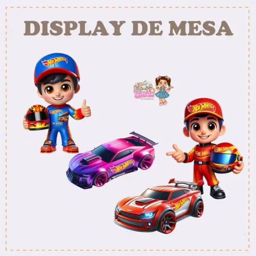 Kit Festa só um Bolinho Hotweels - Decoração de aniversário -
