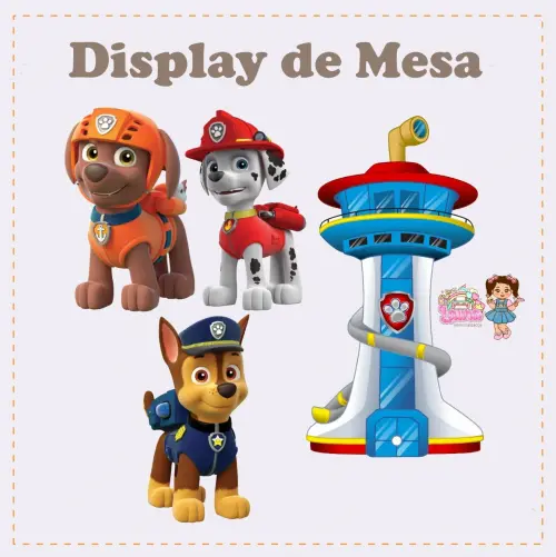 Kit Festa só um Bolinho Patrulha Canina - Decoração de anivers