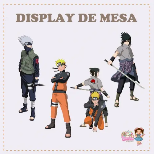 Kit Festa só um Bolinho Naruto - Decoração de aniversário - F