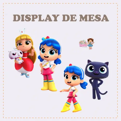 Kit Festa só um Bolinho Vera e o Arco Íris - Decoração de ani