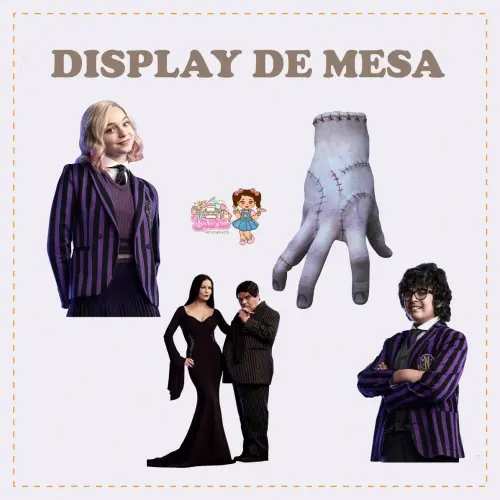 Kit Festa só um Bolinho Wandinha - Decoração de aniversário -