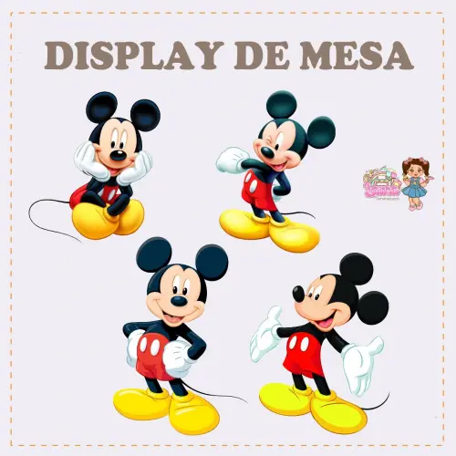 Kit Festa só um Bolinho Mickey - Decoração de Festa