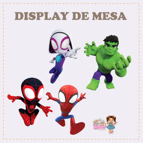 Kit Festa só um Bolinho Spidey e seus amigos espetaculares - Dec