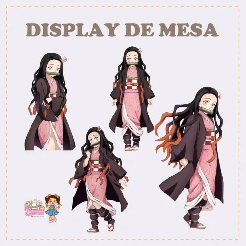 Kit Festa só um Bolinho Nezuko - Decoração de Aniversário - F