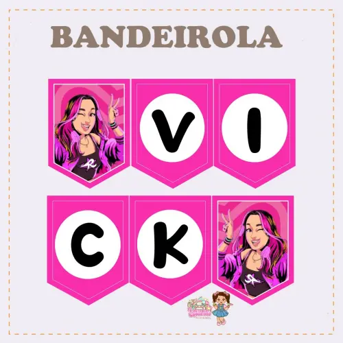 Kit Festa só um Bolinho Emelly Vick - Decoração de Aniversári