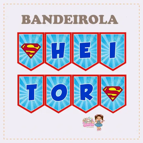 Kit Festa só um Bolinho SuperMam Baby - Decoração de aniversá