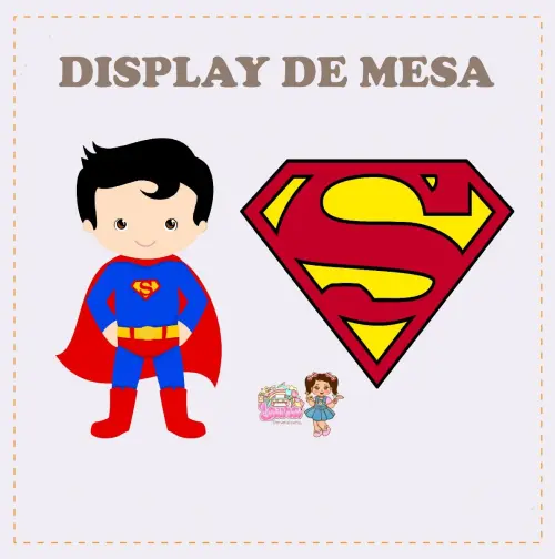 Kit Festa só um Bolinho SuperMam Baby - Decoração de aniversá