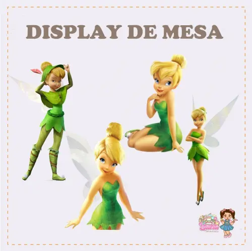 Kit Festa só um Bolinho Tinker Bell - Decoração de aniversári
