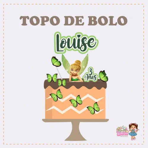 Kit Festa só um Bolinho Tinker Bell - Decoração de aniversári