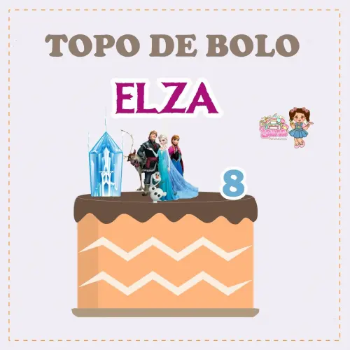 Kit Festa só um Bolinho Frozen - Decoração de aniversário - F