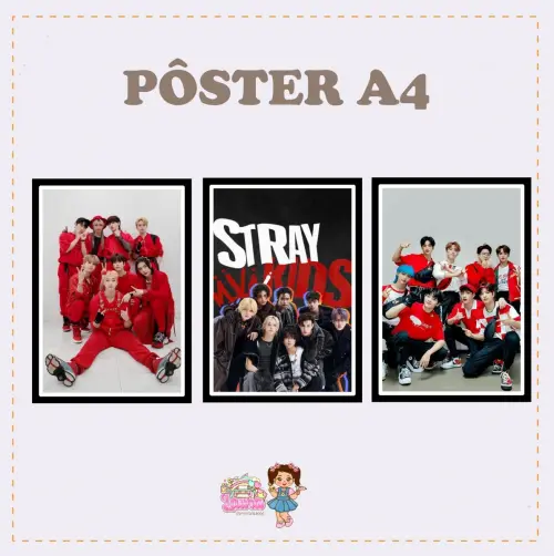 Kit Festa só um Bolinho Stray Kids Vermelho - Decoração de ani