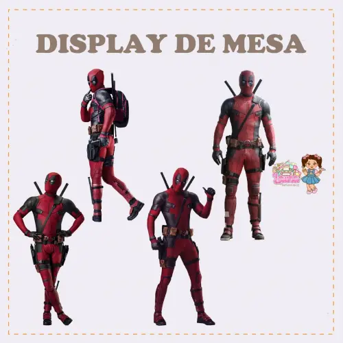 Kit Festa só um Bolinho DeadPool - Decoração de aniversário -