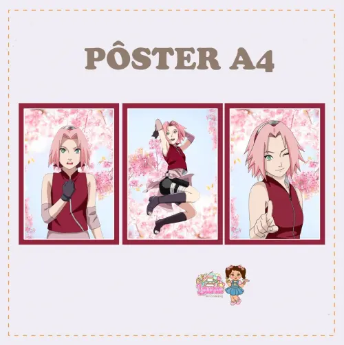 Kit Festa só um Bolinho Sakura - Decoração de aniversário - F