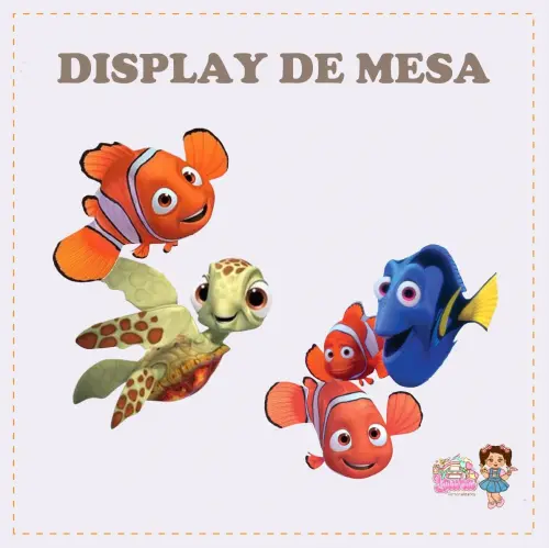Kit Festa só um Bolinho Nemo - Decoração de aniversário - Fes