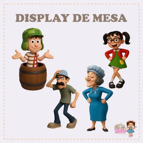 Kit Festa só um Bolinho Chaves - Decoração de aniversário - F