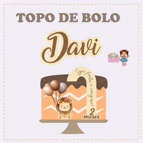 Kit Festa só um Bolinho Leaozinho - Decoração de aniversário 