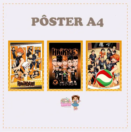 Kit Festa só um Bolinho Haikyuu - Decoração de aniversário - 