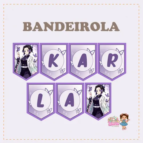 Kit Festa só um Bolinho Shinobu - Decoração de aniversário - 