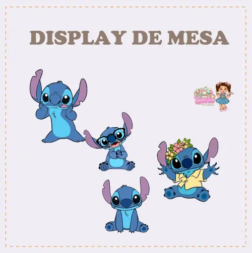 Kit Festa só um Bolinho Stitch - Decoração de aniversário - F