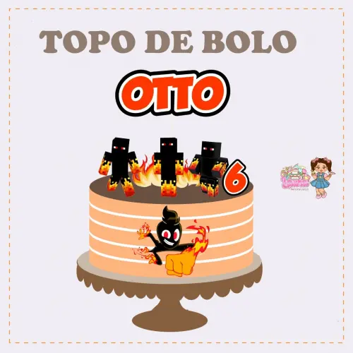 Kit Festa só um Bolinho Athos - Decoração de aniversário - Fe