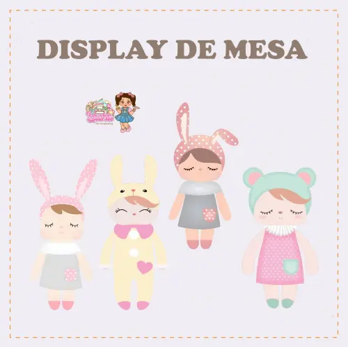 Kit Festa só um Bolinho Metoo Doll - Decoração de aniversário