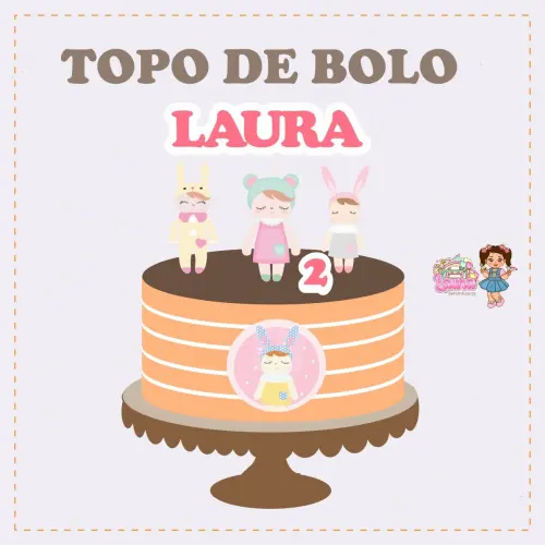 Kit Festa só um Bolinho Metoo Doll - Decoração de aniversário