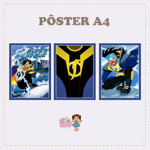 Kit Festa só um Bolinho Super Choque - Decoração de aniversár