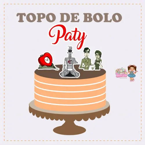 Kit Festa só um Bolinho Pitty na sua estante - Decoração de an