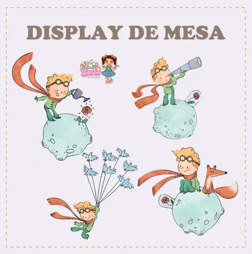 Kit Festa só um Bolinho O Pequeno Principe - Decoração de aniv