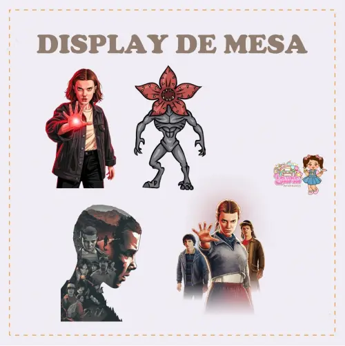 Kit Festa só um Bolinho Stranger Things - Decoração de anivers