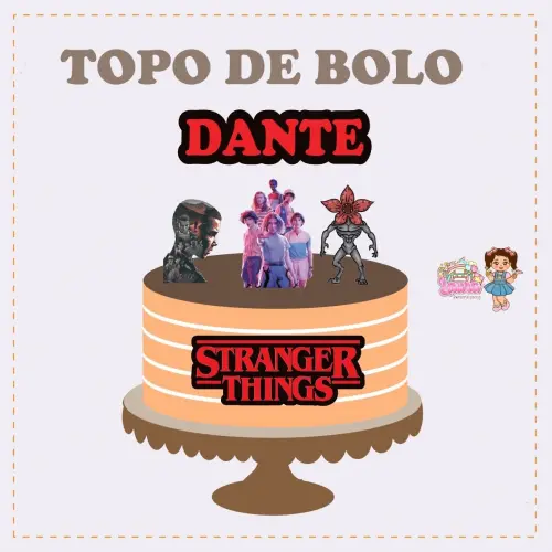 Kit Festa só um Bolinho Stranger Things - Decoração de anivers