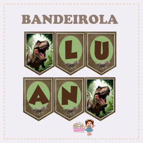 Kit Festa só um Bolinho Jurassic Park - Decoração de aniversá