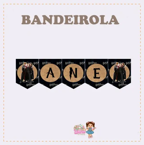 Kit Festa só um Bolinho Harry Potter - Decoração de aniversár