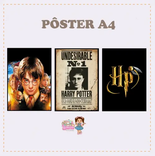 Kit Festa só um Bolinho Harry Potter - Decoração de aniversár