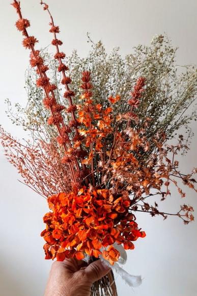 Flores Secas Arranjo para Mesa de Canto